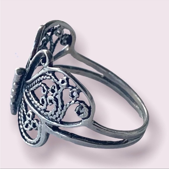 Butterfly Ring Sterling Silver Band + Gift Box - Picture 6 of 10